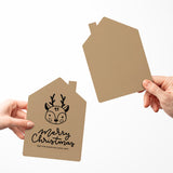 Reindeer "Merry Christmas from Your Favorite Real Estate Agent" | Real Estate Greeting Cards with Envelopes Greeting Card Market Dwellings
