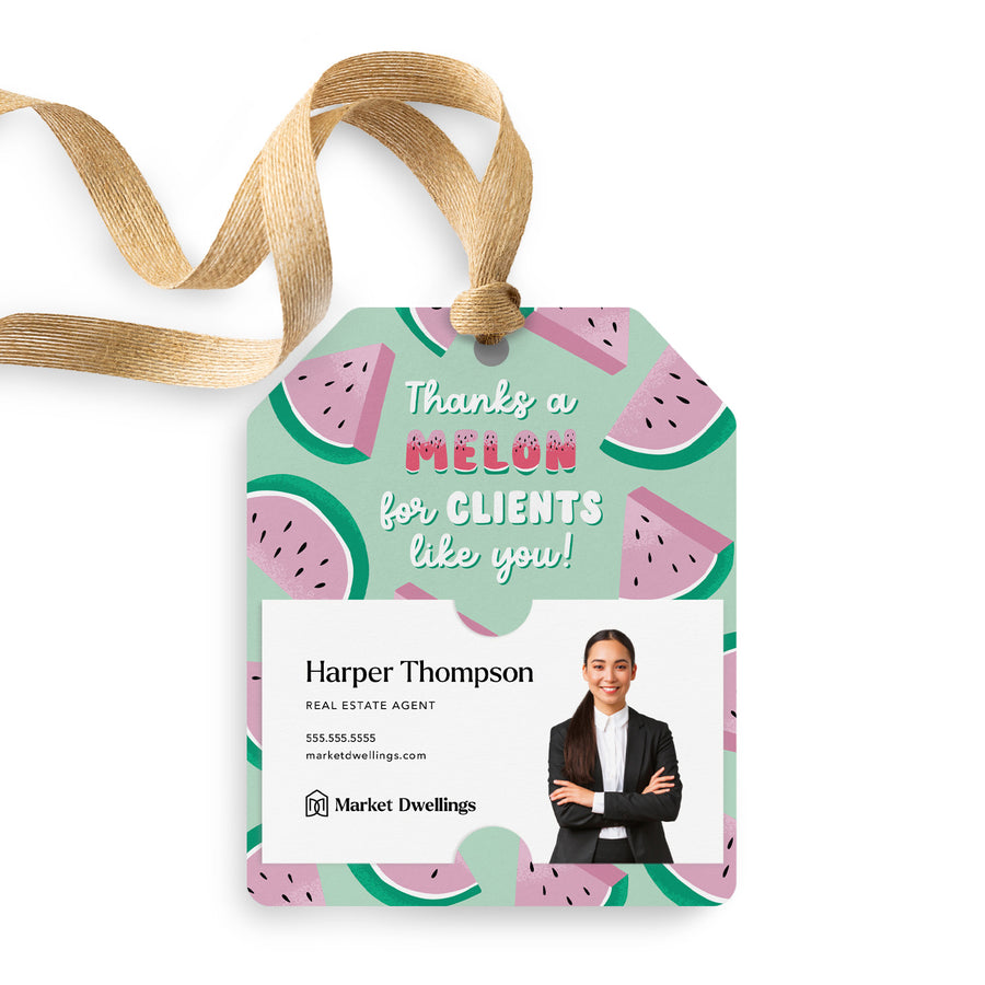 Thanks A Melon For Clients Like You! | Gift Tags Gift Tag Market Dwellings