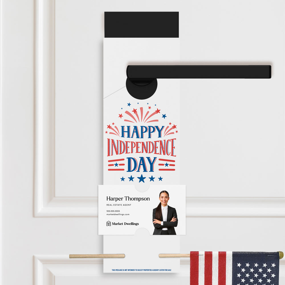 Happy Independence Day | 4th Of July Door Hangers Holiday Door Hanger Market Dwellings