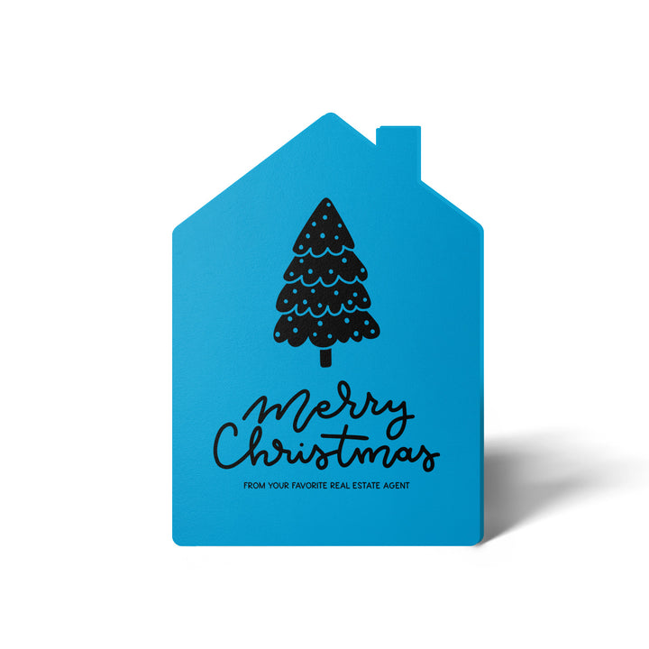 Set of Tree "Merry Christmas from Your Favorite Real Estate Agent" | Holiday Greeting Cards | Envelopes Included | 27-GC002 Greeting Card Market Dwellings ARCTIC