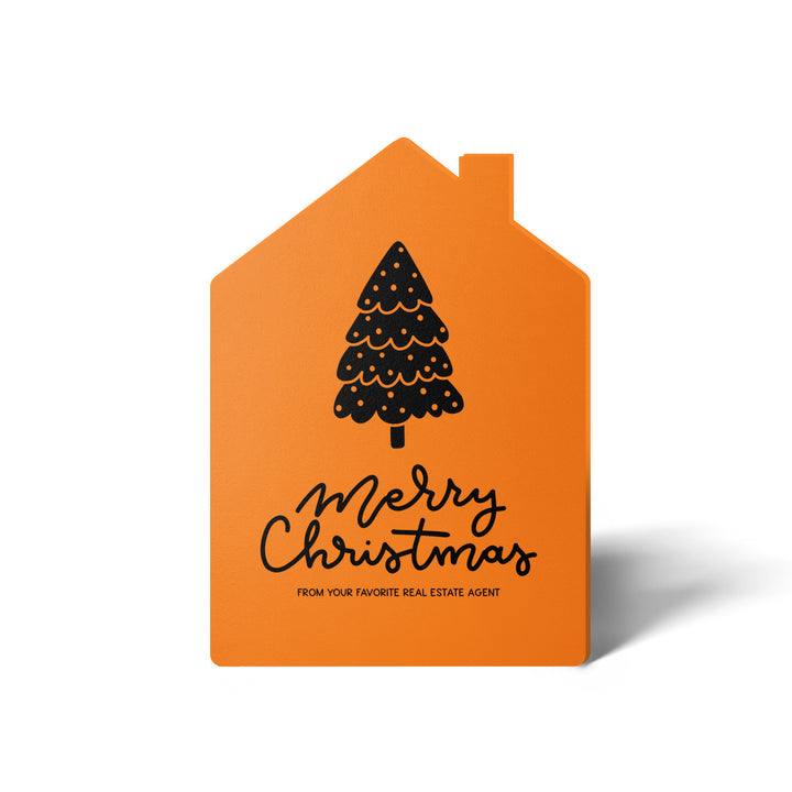 Set of Tree "Merry Christmas from Your Favorite Real Estate Agent" | Holiday Greeting Cards | Envelopes Included | 27-GC002 Greeting Card Market Dwellings CARROT