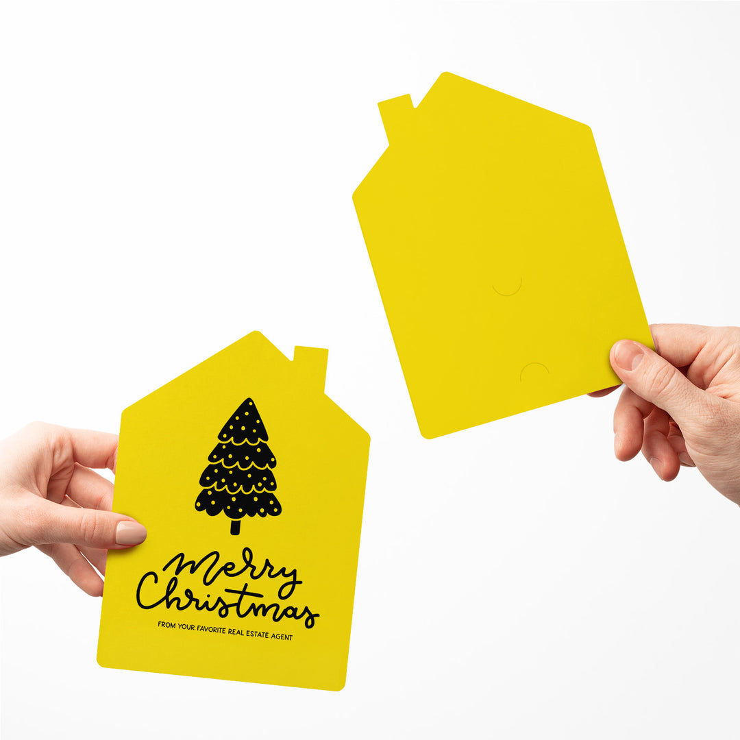 Set of Tree "Merry Christmas from Your Favorite Real Estate Agent" | Holiday Greeting Cards | Envelopes Included | 27-GC002 Greeting Card Market Dwellings