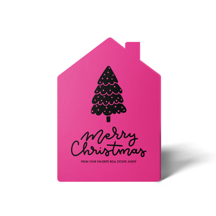 Set of Tree "Merry Christmas from Your Favorite Real Estate Agent" |  Holiday Greeting Cards | Envelopes Included | 27-GC002