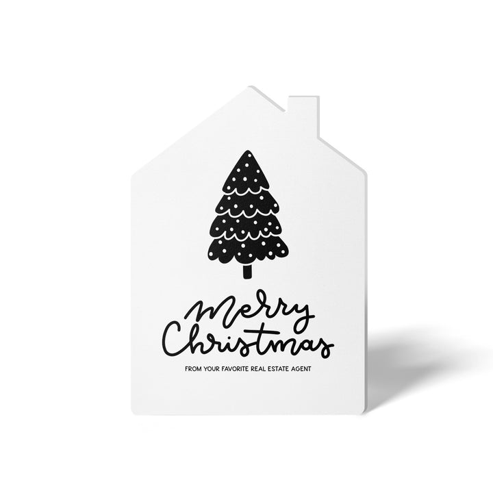 Set of Tree "Merry Christmas from Your Favorite Real Estate Agent" |  Holiday Greeting Cards | Envelopes Included | 27-GC002