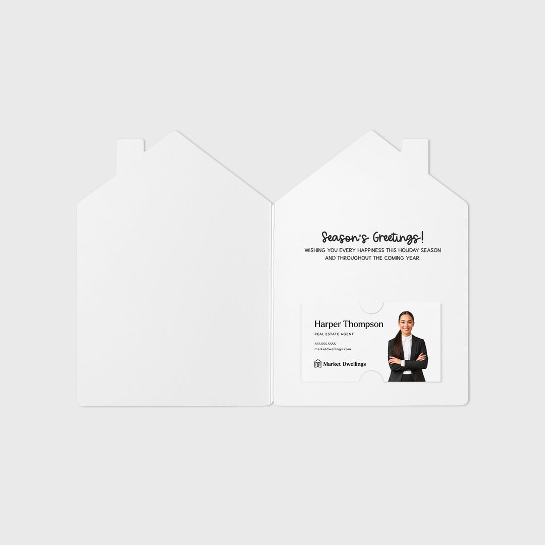 Set of Tree "Merry Christmas from Your Favorite Real Estate Agent" |  Holiday Greeting Cards | Envelopes Included | 27-GC002