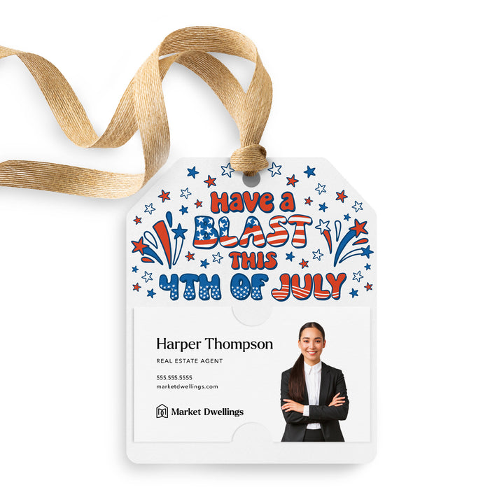 Have A Blast This 4th Of July | Gift Tags Gift Tag Market Dwellings WHITE