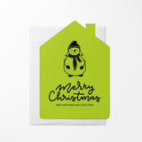 Snowman "Merry Christmas from Your Favorite Real Estate Agent" | Real Estate Greeting Cards with Envelopes Greeting Card Market Dwellings