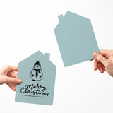 Snowman "Merry Christmas from Your Favorite Real Estate Agent" | Real Estate Greeting Cards with Envelopes Greeting Card Market Dwellings