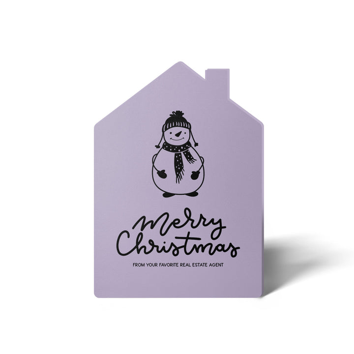 Set of Snowman "Merry Christmas from Your Favorite Real Estate Agent" |  Holiday Greeting Cards | Envelopes Included | 28-GC002