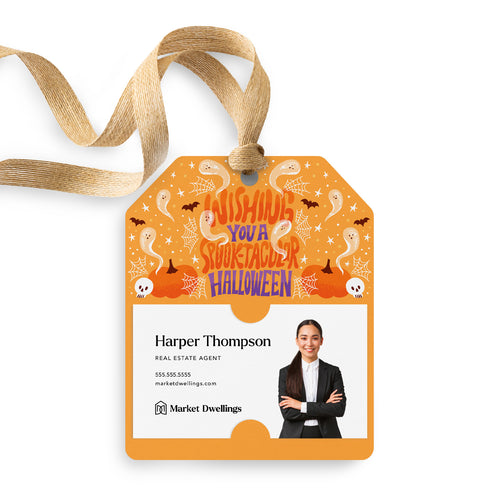 Wishing You A Spook-tacular Halloween! | Gift Tags Gift Tag Market Dwellings