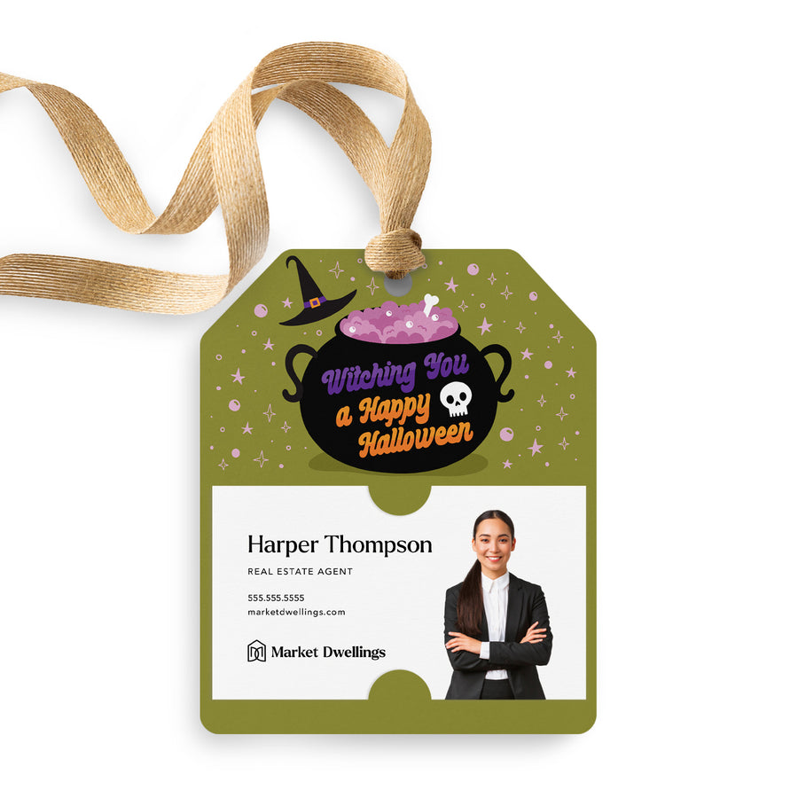 Witching You A Happy Halloween | Gift Tags Gift Tag Market Dwellings