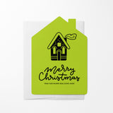House "Merry Christmas from Your Favorite Real Estate Agent" | Real Estate Greeting Cards with Envelopes Greeting Card Market Dwellings
