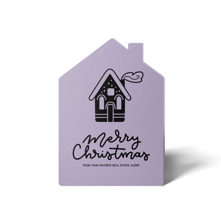 Set of House "Merry Christmas from Your Favorite Real Estate Agent" |  Holiday Greeting Cards | Envelopes Included | 29-GC002