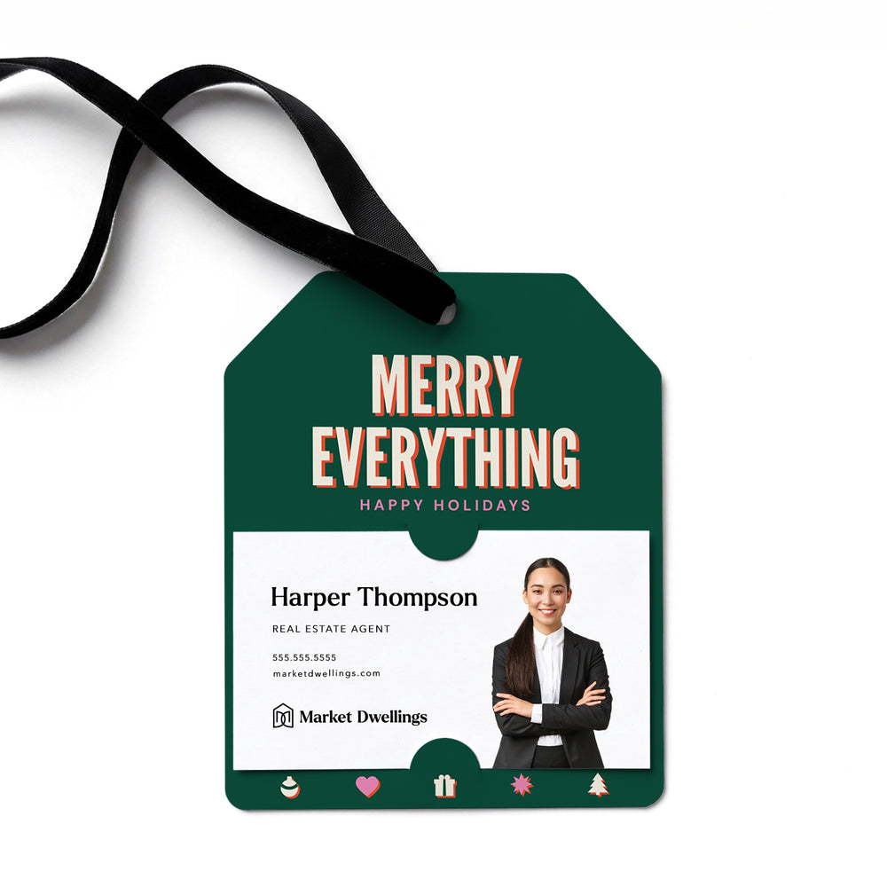 Merry Everything, Happy Holidays | Gift Tags Gift Tag Market Dwellings GREEN 12