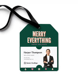 Merry Everything, Happy Holidays | Gift Tags Gift Tag Market Dwellings GREEN 12
