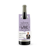 My Business Runs on Wine and Your Referrals | Bottle Hang Tags Bottle Tag Market Dwellings