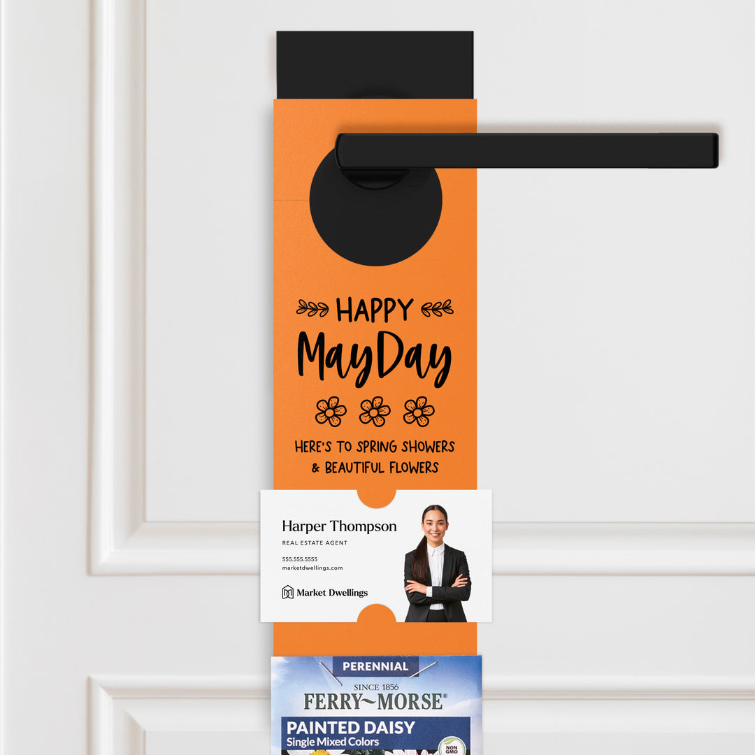 Happy May Day | Door Hangers for Seed Packets | 3-DH003 Door Hanger Market Dwellings CARROT