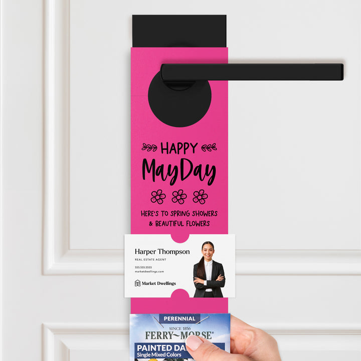 Happy May Day | Door Hangers for Seed Packets | 3-DH003 Door Hanger Market Dwellings