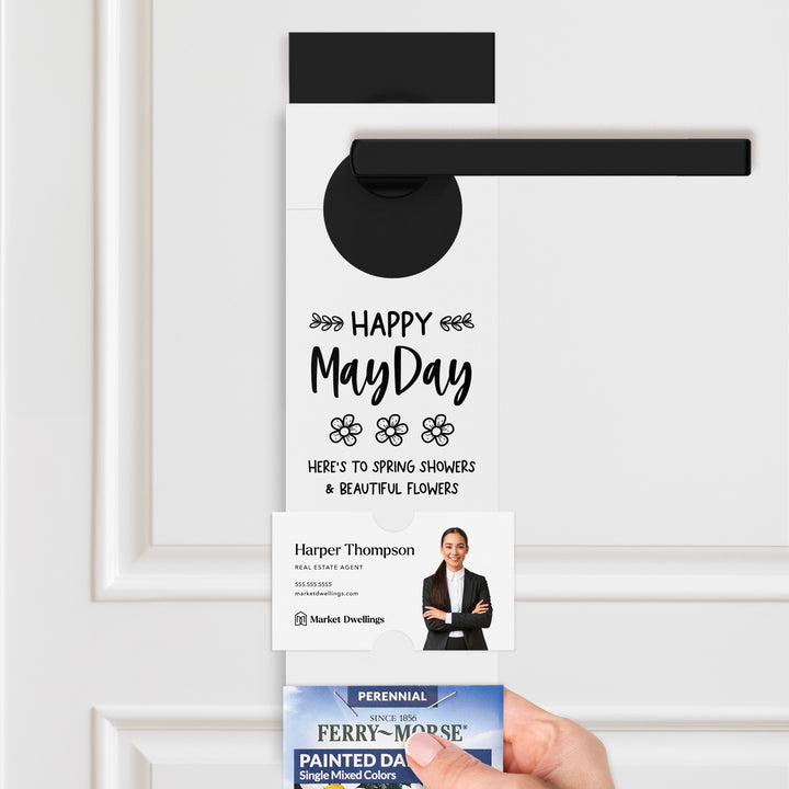 Happy May Day | Door Hangers for Seed Packets | 3-DH003 Door Hanger Market Dwellings