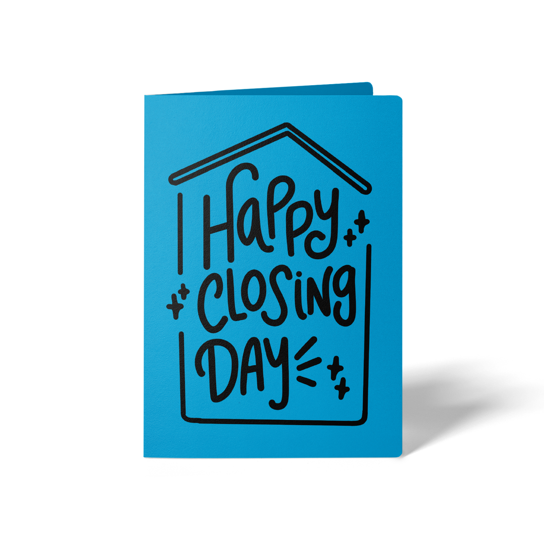 Set of Happy Closing Day Real Estate Greeting Cards | Envelopes Included Greeting Card Market Dwellings ARCTIC