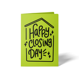Happy Closing Day Real Estate | Real Estate & Mortgage Greeting Cards with Envelopes Greeting Card Market Dwellings