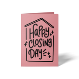 Happy Closing Day Real Estate | Real Estate & Mortgage Greeting Cards with Envelopes Greeting Card Market Dwellings