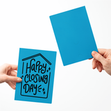 Happy Closing Day Real Estate | Real Estate & Mortgage Greeting Cards with Envelopes Greeting Card Market Dwellings