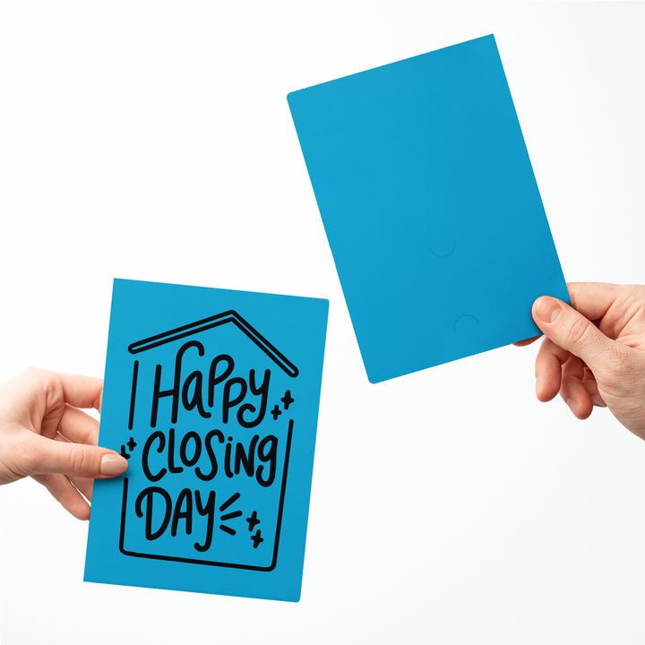 Set of Happy Closing Day Real Estate Greeting Cards | Envelopes Included Greeting Card Market Dwellings