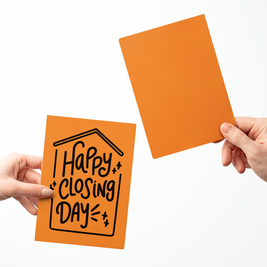 Set of Happy Closing Day Real Estate Greeting Cards | Envelopes Included Greeting Card Market Dwellings