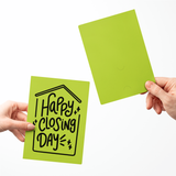 Happy Closing Day Real Estate | Real Estate & Mortgage Greeting Cards with Envelopes Greeting Card Market Dwellings