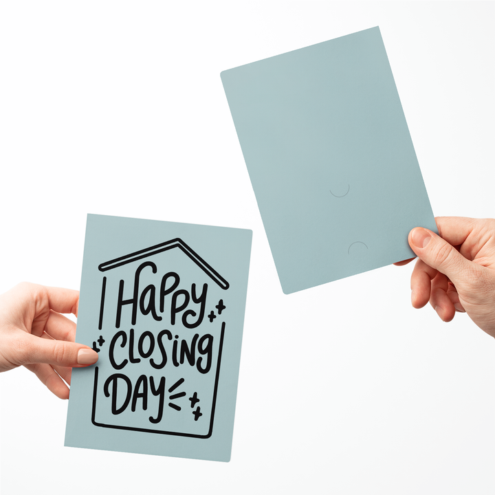 Set of Happy Closing Day Real Estate Greeting Cards | Envelopes Included Greeting Card Market Dwellings