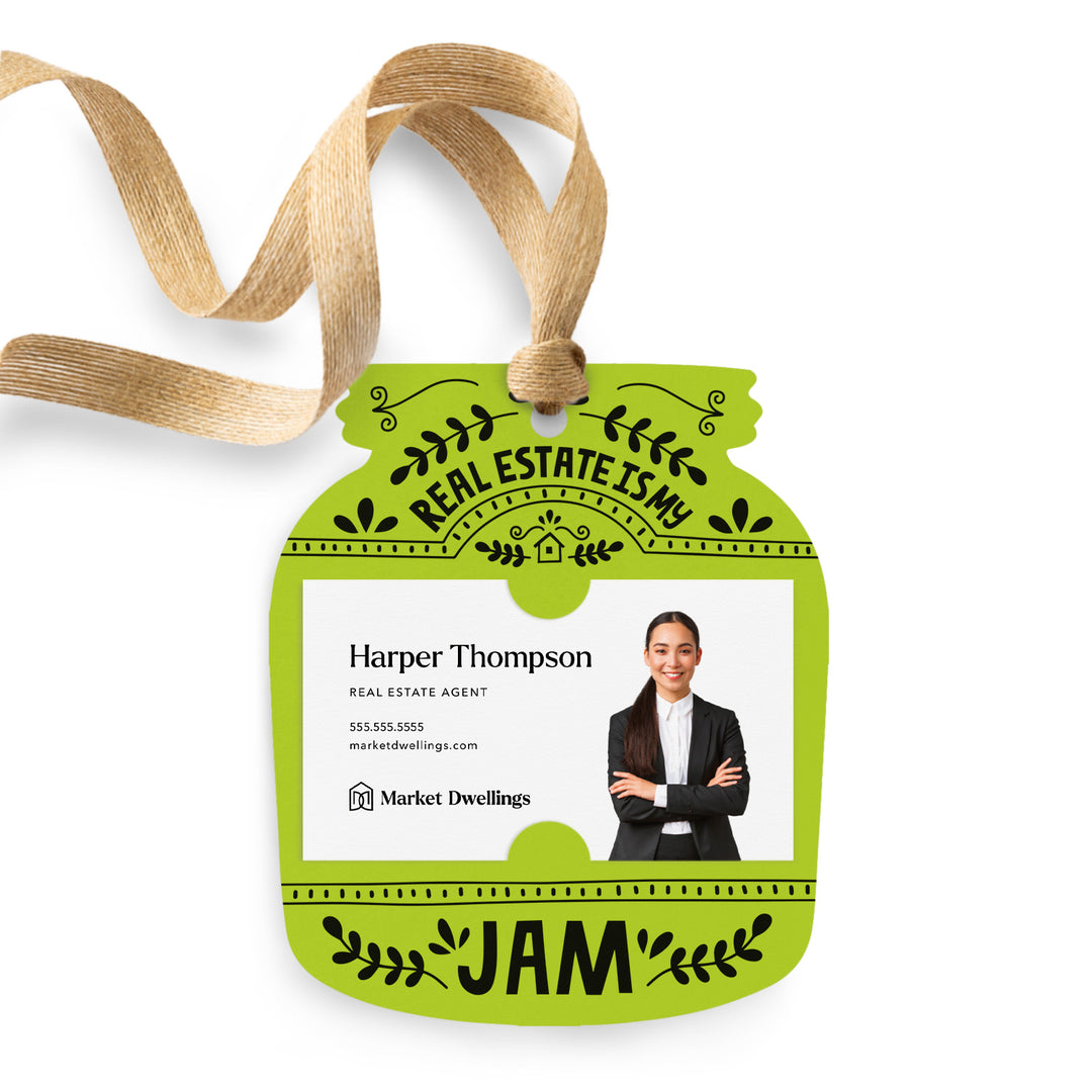 Real Estate Is My Jam | Gift Tags Gift Tag Market Dwellings GREEN APPLE