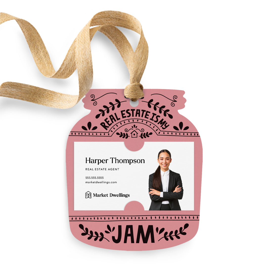 Real Estate Is My Jam | Gift Tags Gift Tag Market Dwellings LIGHT PINK