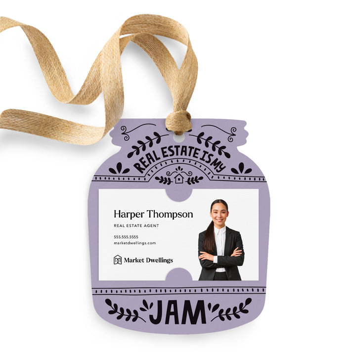 Real Estate Is My Jam | Gift Tags Gift Tag Market Dwellings LIGHT PURPLE