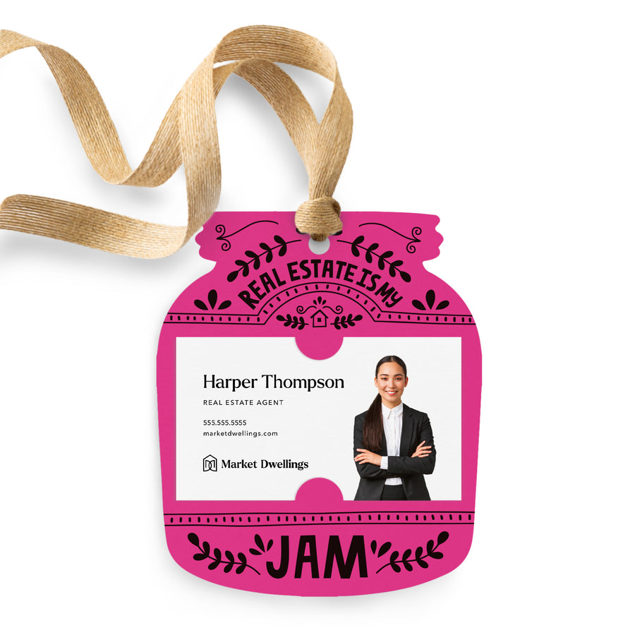 Real Estate Is My Jam | Gift Tags Gift Tag Market Dwellings RAZZLE BERRY