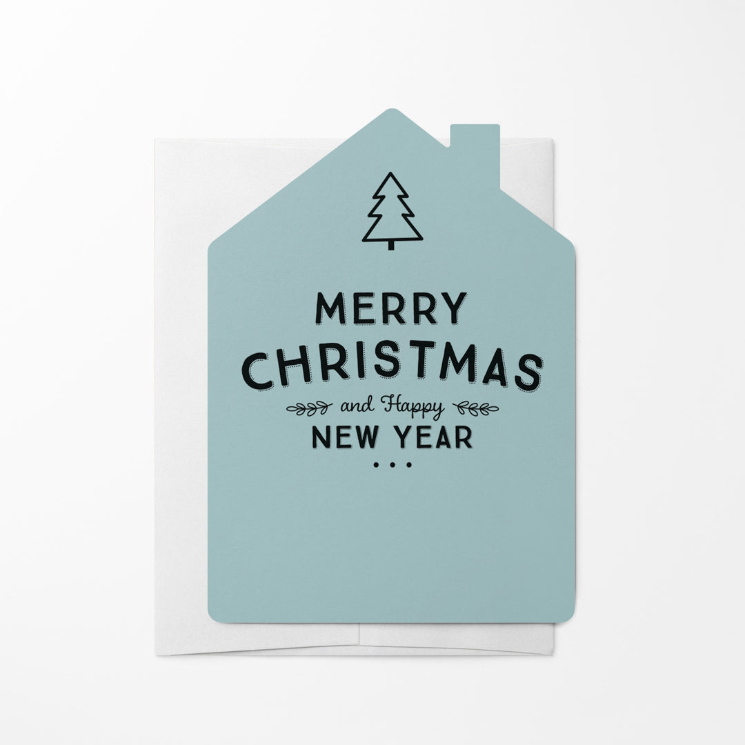 Set of "Merry Christmas and Happy New Year" |  Holiday Greeting Cards | Envelopes Included | 31-GC002