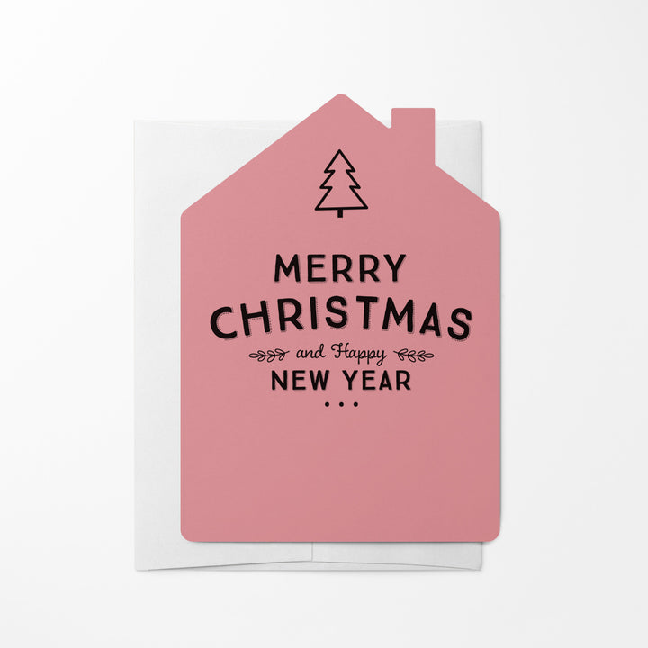 Set of "Merry Christmas and Happy New Year" |  Holiday Greeting Cards | Envelopes Included | 31-GC002