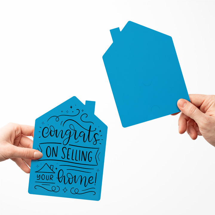 Set of "Congrats on Selling Your Home" Real Estate Agent Greeting Cards | Envelopes Included | 32-GC002 Greeting Card Market Dwellings