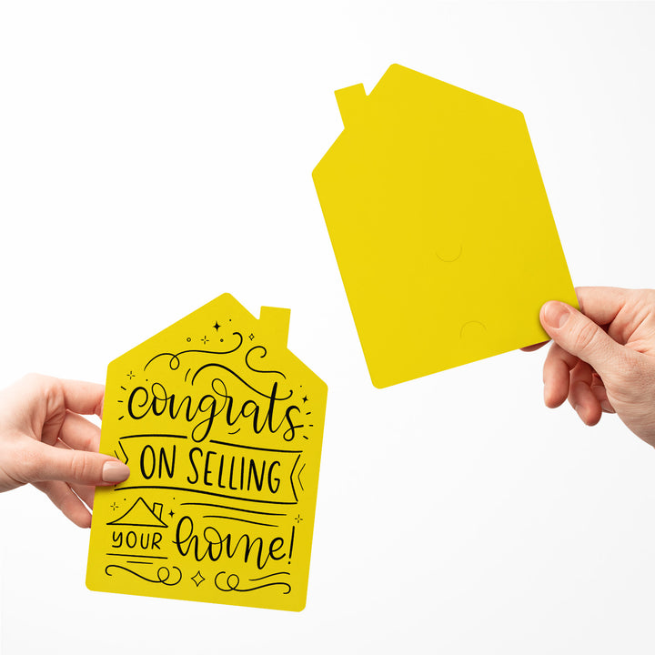 Set of "Congrats on Selling Your Home" Real Estate Agent Greeting Cards | Envelopes Included | 32-GC002 Greeting Card Market Dwellings