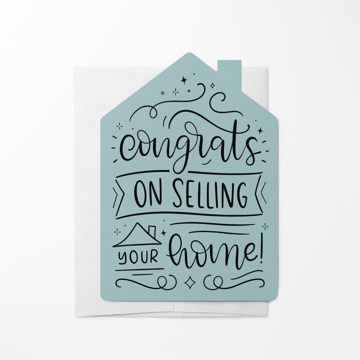 Set of "Congrats on Selling Your Home" Real Estate Agent Greeting Cards | Envelopes Included | 32-GC002 Greeting Card Market Dwellings