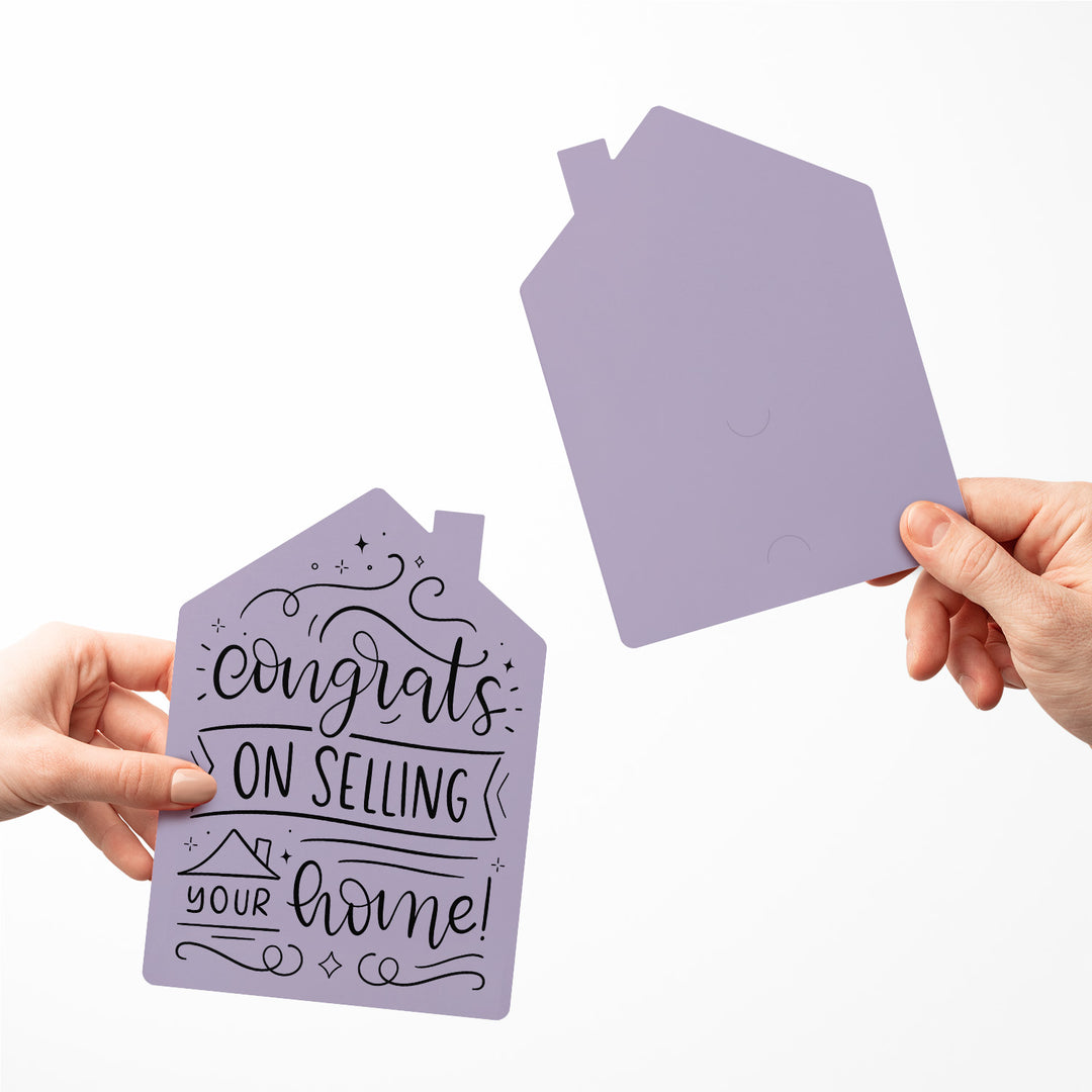 Set of "Congrats on Selling Your Home" Real Estate Agent Greeting Cards | Envelopes Included | 32-GC002