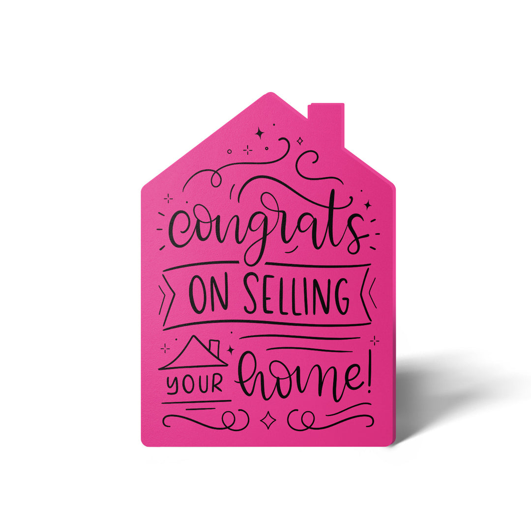 Set of "Congrats on Selling Your Home" Real Estate Agent Greeting Cards | Envelopes Included | 32-GC002