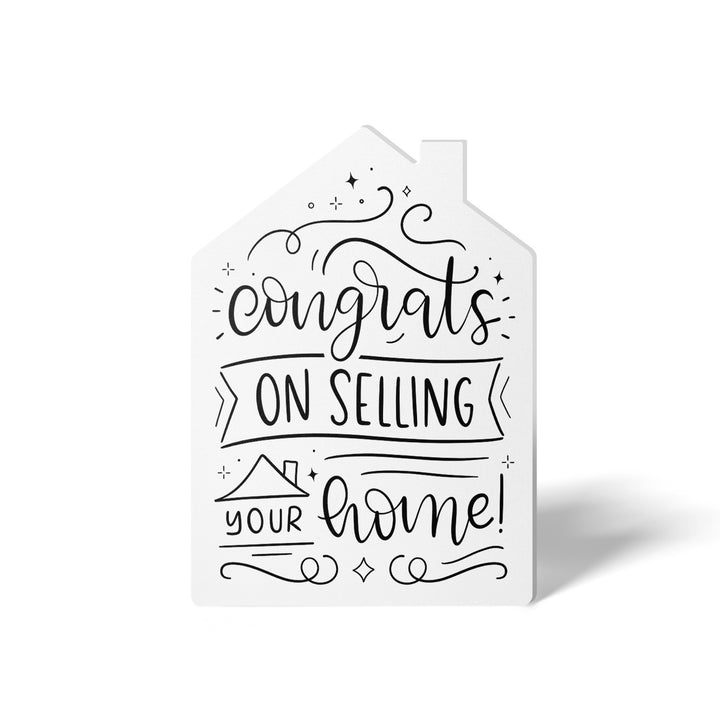 Set of "Congrats on Selling Your Home" Real Estate Agent Greeting Cards | Envelopes Included | 32-GC002