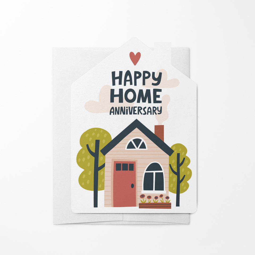 Set of Happy Home Anniversary Greeting Cards | Envelopes Included | 33-GC002 Greeting Card Market Dwellings