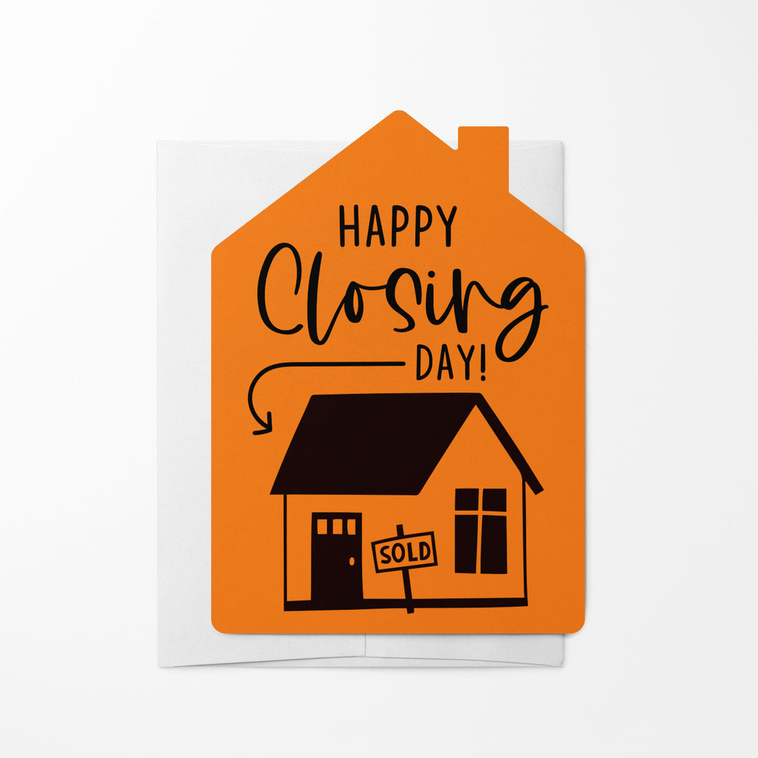 Set of "Happy Closing Day" Real Estate Agent Greeting Cards | Envelopes Included | 34-GC002 Greeting Card Market Dwellings