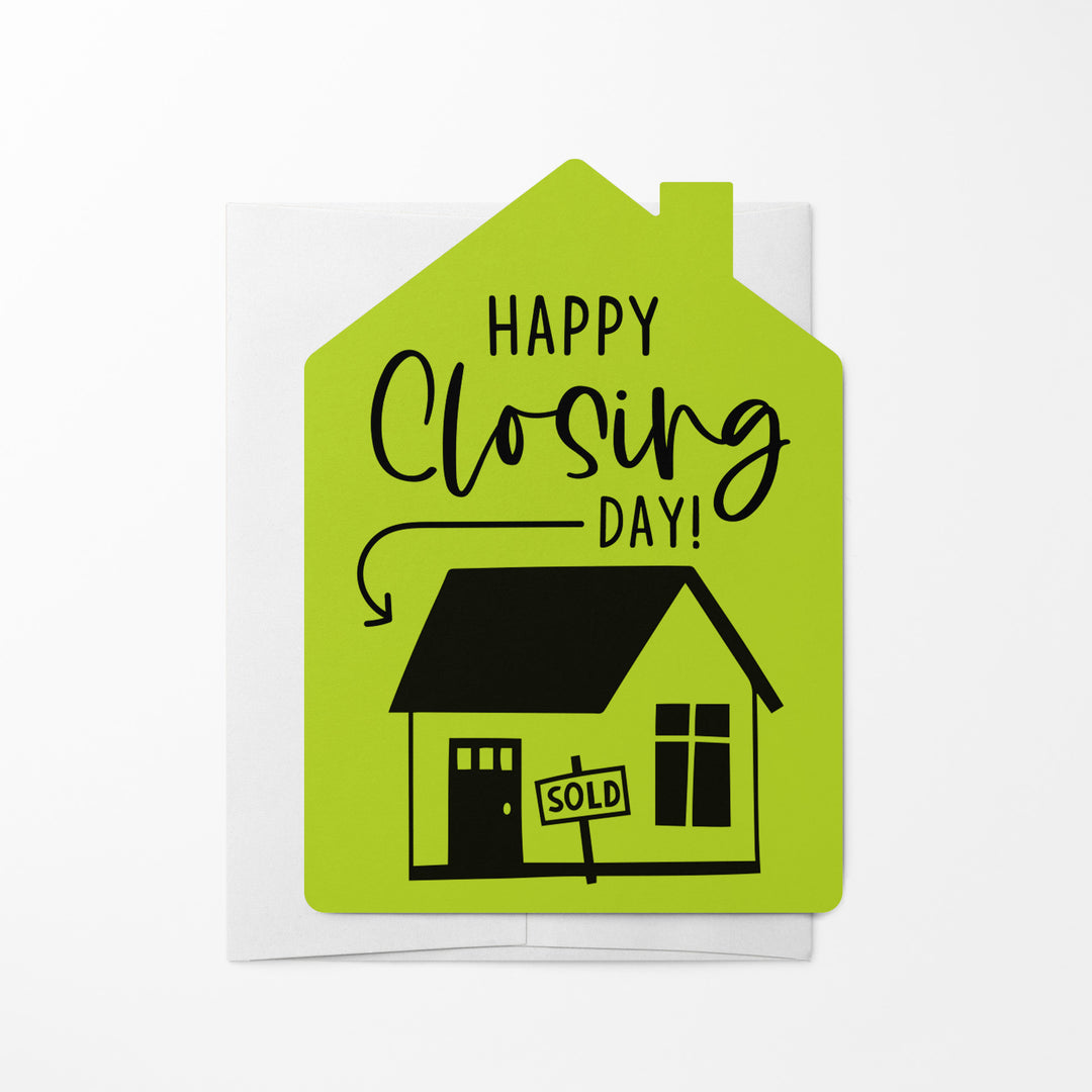 Set of "Happy Closing Day" Real Estate Agent Greeting Cards | Envelopes Included | 34-GC002 Greeting Card Market Dwellings