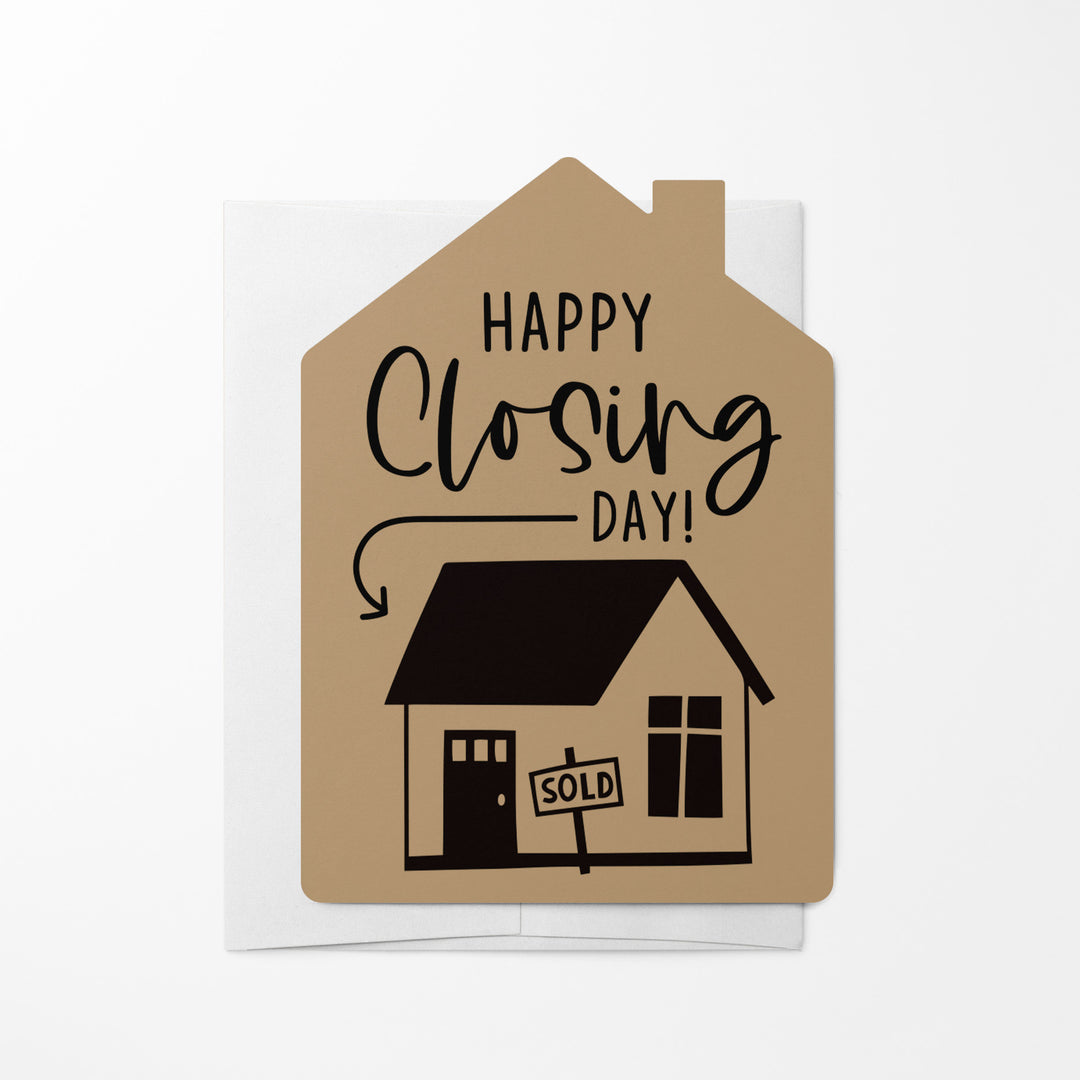 Set of "Happy Closing Day" Real Estate Agent Greeting Cards | Envelopes Included | 34-GC002