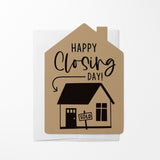 "Happy Closing Day" Real Estate Agent | Real Estate Greeting Cards with Envelopes Greeting Card Market Dwellings