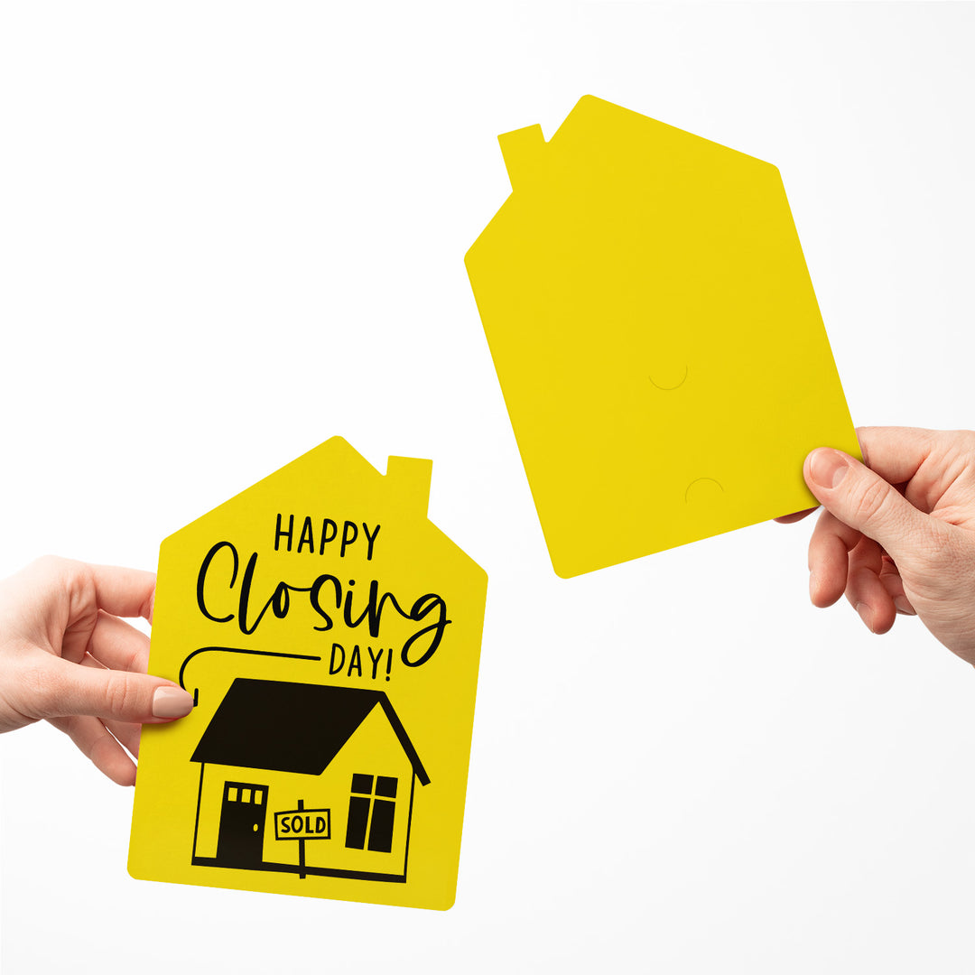 Set of "Happy Closing Day" Real Estate Agent Greeting Cards | Envelopes Included | 34-GC002 Greeting Card Market Dwellings