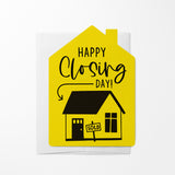 "Happy Closing Day" Real Estate Agent | Real Estate Greeting Cards with Envelopes Greeting Card Market Dwellings